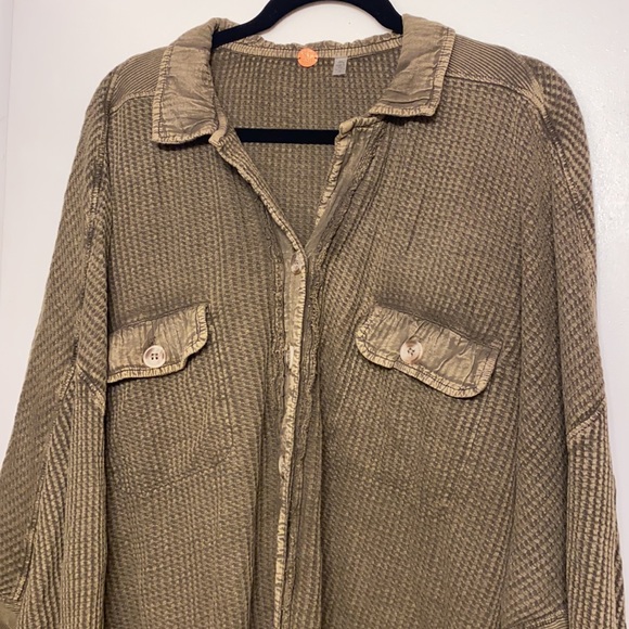 FREE PEOPLE one scout jacket army green - Picture 3 of 4